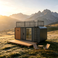 Cabine Apple Moderne Préfabriquée pour Glamping en Plein Air, Hébergement, Villa, Entrepôt, Bâtiment de Bureau - Maison Conteneur sur Mesure