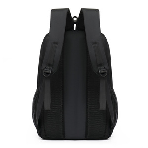 Casual Laptop <b>Backpack</b> <b>Men</b> Simple Business Fashion Travel Pack <b>Waterproof</b> Oxford Geometric Zipper Pack - Product Image 3