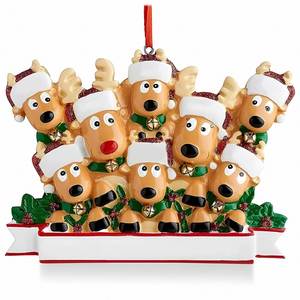 Adornos Navideños Personalizados para la Familia, Lindos Adornos Colgantes para el Árbol de Navidad, Regalo Promocional para el Hogar - Product Image 4