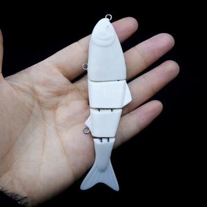 Chaude Non Peint VMJ04-8 Pêche Tackle Naufrage Hochet Grande Taille 200mm Multi Articulé Swimbait Blancs En Gros Nageurs Leurre Corps - Product Image 2