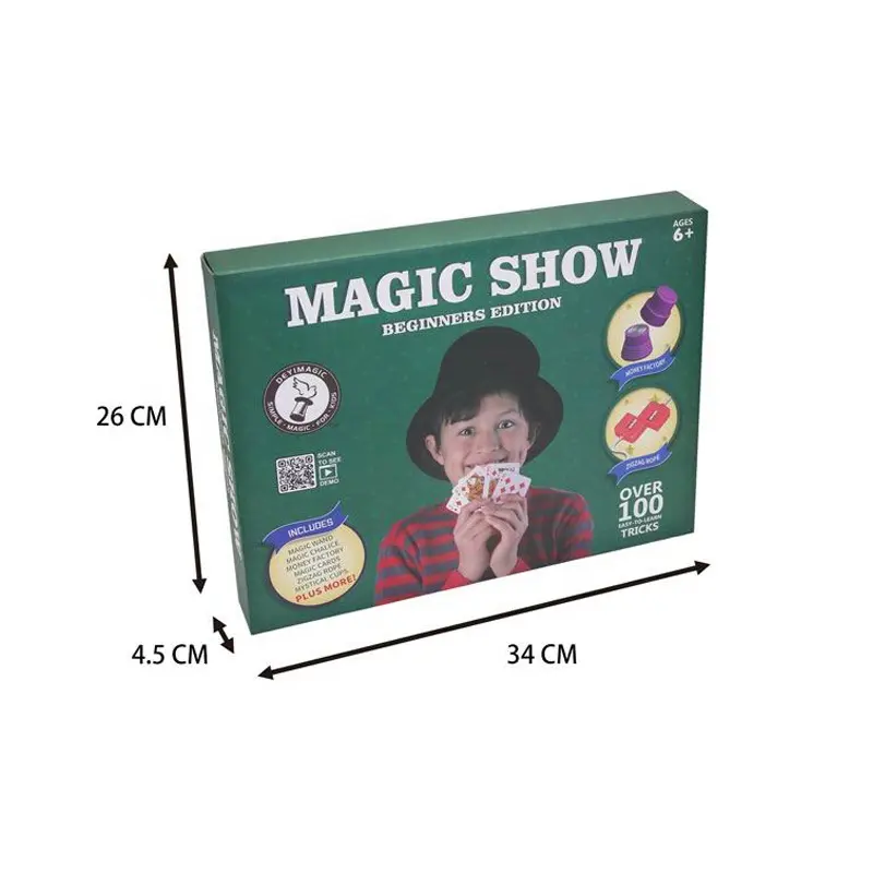 2022 Chenghai Wholesale Classic Toys 100 Magic Play House Board Games Magic Tricks Set