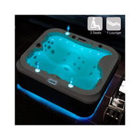 Jacuzzi pour 3 personnes, jardin, extérieur, jacuzzi extérieur, bain à remous, Massage, SPA