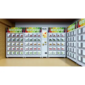 TCN Refrigerated Locker Vending Machine Transparent Window Vending Machine For Sale