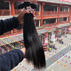 Zwarte Braziliaanse Haar Product Groothandel Raw Indian India Human Virgin Haar Distributeurs, Haar Weave Distributeurs In Maleisië