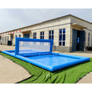 10*5 m PVC Inflatable bóng chuyền hồ bơi ngoài trời trò chơi thể thao <span class=keywords><strong>Float</strong></span> nước Inflatable bóng chuyền <span class=keywords><strong>Net</strong></span> hồ bơi - Product Image 2