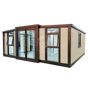 Высококачественный 20-футовый контейнерный дом на мобильной раме, современный быстровозводимый расширяемый контейнерный дом по оптовой цене - Product Image 2