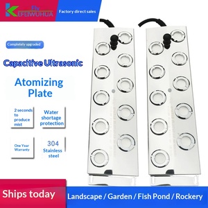 <span class=keywords><strong>Humidificador</strong></span> ultrasónico de placa atomizadora de <span class=keywords><strong>10</strong></span>, 12, 6 y 4 cabezales, alimentado por CA, 10L+, para piscinas, estanques de peces y fuentes de agua. - Product Image 3
