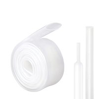 Tube thermorétractable transparent en PE en gros, 2/2,5/3/3,5/4 mm, rapport de rétraction 2:1 pour l'isolation des câbles
