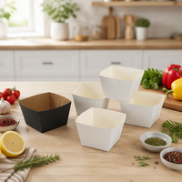 Barquette alimentaire en carton résistant à la graisse pour hot-dogs, frites et plats combinés – Contenant de service jetable