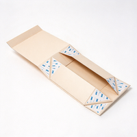 Emballage personnalisé pliable de luxe avec rabat, boîtes rigides en carton personnalisées, boîtes pliantes avec fermeture magnétique, boîte cadeau avec ruban