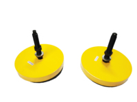 Niveleurs de pieds de base de machine industrielle réglables fournis par le fabricant avec accessoires d'outils de pied de niveau en caoutchouc