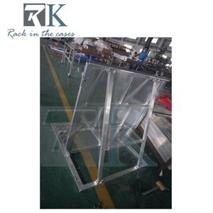 Barrière de contrôle des foules antirouille à prix d'usine, barrière de sécurité pour concerts, clôture de contrôle des foules à vendre - Product Image 3