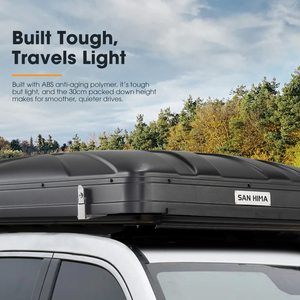 Tentes de toit SAN HIMA à montage rapide, robustes, légères, en ABS, avec panneau numérique intégré pour le camping 4x4 - Product Image 2