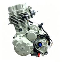 Moteur de moto CG150 à cylindre large, refroidi par air, 4 temps, CDI, neuf, 150cc, embrayage automatique, électrique/à manivelle, assemblé