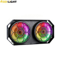 Projecteur de scène LED RGB AW SMD à 2 yeux colorés avec contrôle DMX512 pour discothèque, DJ et club
