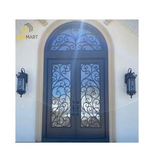 CBMMart Portes d'entrée en métal de sécurité en acier brun foncé Dernières conceptions de portes Offres Spéciales modernes - Product Image 2