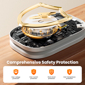 Toocki Đa Năng 3-Trong-1 Từ Tính Sạc Trạm Nhanh Chóng Sạc Không Dây Cho Iphone 12-15 Loạt Với Ánh Sáng Ban Đêm Cho Bàn Sử Dụng - Product Image 4