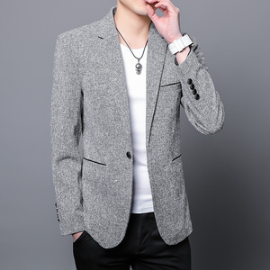 Mens Casual Blazer Jacket Leve Sports <span class=keywords><strong>Coat</strong></span> Suit Jacket para o Verão Daily Business Wedding Party Blazer - Product Image 1