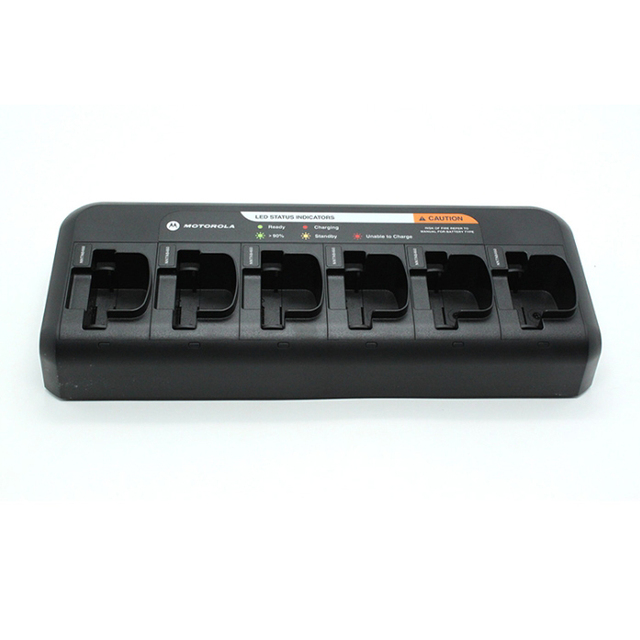 Multi Unit Charger PMLN6595 6 Way Charging Dock for Motorola DP1400 P3688 GP3688 CP200D Two Way Radio