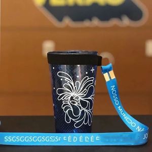 Vaso de Agua Ecológico Personalizado de 400 ml con Cordón Personalizado para Eventos Deportivos, Regalo de Graduación - Product Image 3