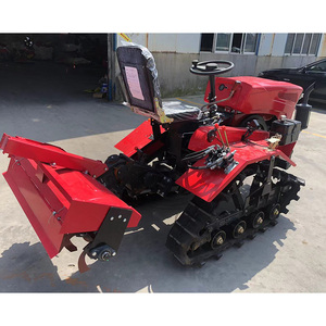 Peralatan Pertanian Kecil Cina 25hp 35hp Crawler Rotary Tiller Pengolah Tanah Mini Traktor Crawler 50 hp 60hp - Product Image 2