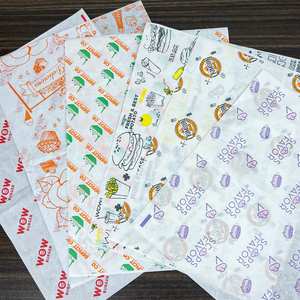 Papier d'emballage personnalisé résistant à l'huile en gros, en papier sulfurisé/glassine/kraft/PE/aluminium, pour l'emballage alimentaire, utilisation en boulangerie - Product Image 3