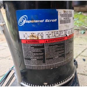 Compresseur à spirales Copeland 7Hp pour climatiseur à pompe à chaleur, usage industriel - Product Image 3