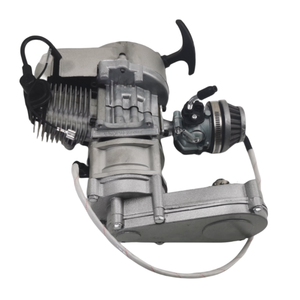 Nuevo conjunto de motor de <span class=keywords><strong>Mini</strong></span> Moto Dirt <span class=keywords><strong>Bike</strong></span> de 2 tiempos de 49cc con carburador CDI encendido Kick Start motocicleta eléctrica - Product Image 4