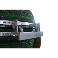 AUPLEX - Parrilla Kamado de Carbón para Exteriores, de Cerámica y Hierro, Estilo Coreano Moderno, de 21 Pulgadas, para Jardín, Barbacoa, Fiestas en el Patio Trasero