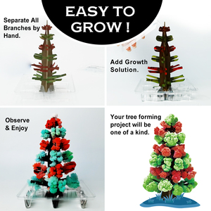 Nghệ Thuật Thủ Công Kit ma thuật phát triển Sakura cây giấy cây đầy màu sắc tự làm pha lê phát triển kit đồ trang trí trang trí - Product Image 5