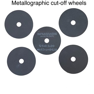 Disques de coupe métallographiques en oxyde d'aluminium 125mm de diamètre 20mm Trou 1 an de garantie Personnalisable OEM Support Made Italy - Product Image 4