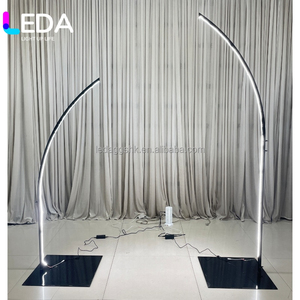 LEDA <b>Wedding</b> Hall Stage Aisle Archway Backdrop <b>Wedding</b> Props Floor Lighting Aisle Stand for <b>Wedding</b> Party Event Decoration - Product Image 2
