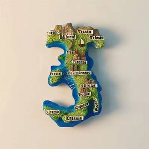 Imán de Resina Duradero para Refrigerador con Diseño de Ciudades de Sicilia, Italia, Corea, <span class=keywords><strong>Tenerife</strong></span>, Bali, Arabia Saudita, Polonia, Recuerdo Turístico - Product Image 5