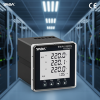 Medidor de Energía Multifuncional Trifásico con Certificación YADA CE, Clase 0.5, AC600V 6A, Medidor de Calidad de Energía Digital Inteligente Industrial