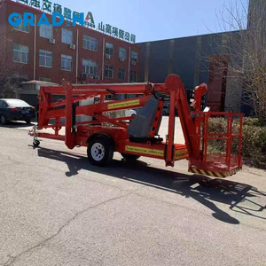 ट्रेलर माउंटेड बूम लिफ्ट लिफ्ट चेरी पिकर तौबल इलेक्ट्रिक लिफ्ट - Product Image 3