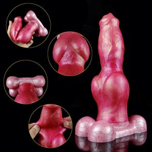 Funda de silicona para pene con nudo grande, producto de agrandamiento de pene, funda erótica para pene, juguete sexual para hombre. - Product Image 5