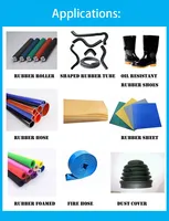 Composé de caoutchouc flexible haute performance, résistant à l'usure et à l'huile, pour les rouleaux de convoyeurs, les protections anti-poussière, mélange NBR PVC