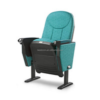 Chaises d'audience modernes LEADCOM LS-10604 avec dossier en polypropylène et revêtement en tissu pour les salles de conférence, les collèges, les écoles et les auditoriums