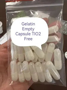 Capsules vides claires de capsule sans capsule vide pharmaceutique biodégradable de TIO2