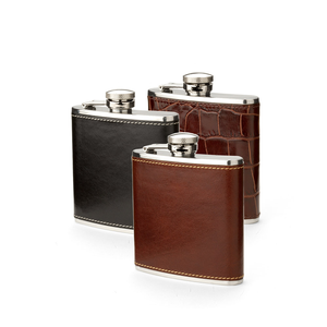 กระติกน้ำสแตนเลสสีเงิน 8 ออนซ์ พร้อมกรวย 2 อัน สำหรับเดินทางเล่นสกี ปีนเขา ตกปลา ตั้งแคมป์ สำหรับใส่เหล้าวิสกี้ ยี่ห้อ Green Spot Harrods - Product Image 3