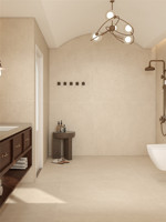 Azulejos de Porcelana de Lujo para Interiores, Acabado Mate con Textura de Concreto, Antideslizantes, para Renovación Residencial, con Textura de Esmalte Digital