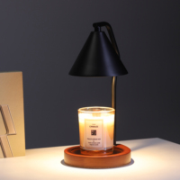 Lampe chauffe-cire électrique à intensité variable pour bougies parfumées, avec minuterie, pour décoration de chambre et cadeaux pour femmes