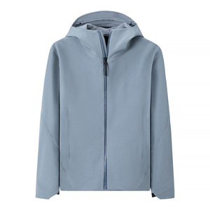 QFZ478 - Chaquetas Softshell <span class=keywords><strong>para</strong></span> Hombre, Diseño OEM/ODM, Personalizadas, Delgadas, Transpirables, Resistentes al Viento e Impermeables, con Capucha, <span class=keywords><strong>para</strong></span> Deportes al Aire Libre - Product Image 3