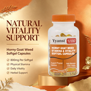Extrait de Horny Goat Weed en gélules molles 800mg 90 pièces – Complément énergétique à base de plantes pour soutenir la résistance physique et maintenir la vitalité quotidienne - Product Image 4