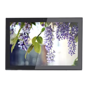 10-Zoll-Android-NFC-Tablet zur Wand montage mit LED-Licht leiste