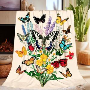 Manta de Franela con Diseño de Collage de Gatos, Manta para Siesta, Lavable a Máquina, Resistente a la Decoloración, para el Hogar y la Oficina, Impresión Personalizada - Product Image 5