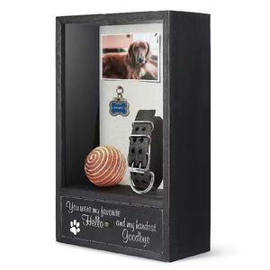 Boîte de rangement commémorative transfrontalière en bois <span class=keywords><strong>pour</strong></span> animaux de compagnie, urne funéraire design <span class=keywords><strong>cercueil</strong></span> <span class=keywords><strong>pour</strong></span> conserver la laisse, les jouets et les cendres de chat ou de chien - Product Image 1