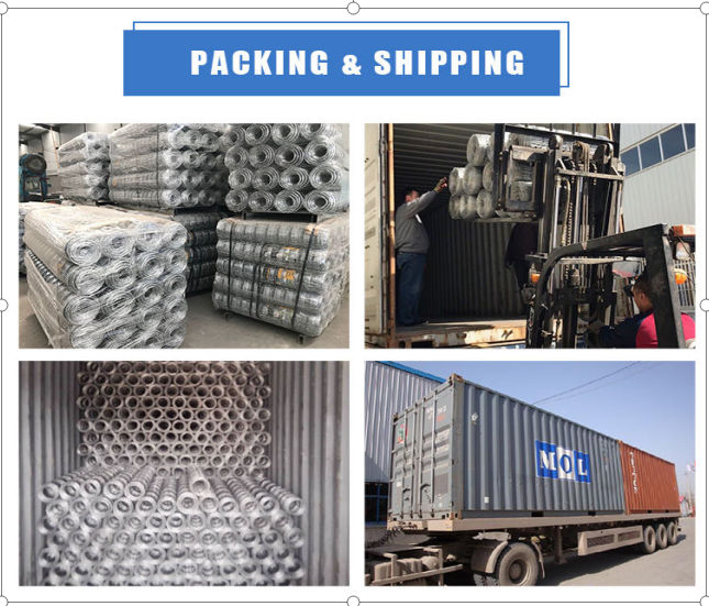 Customized galvanized hinge joint field cattle goat fences farm guard deer netting