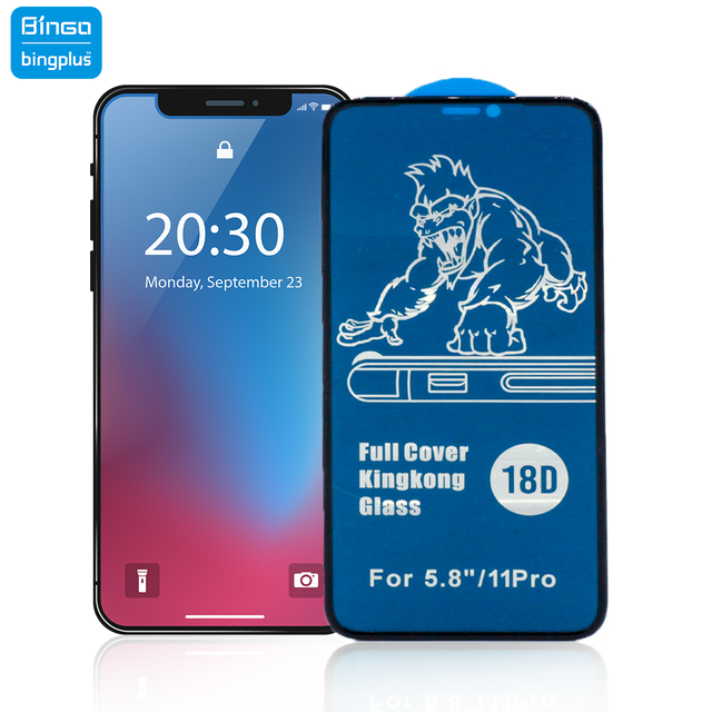 SY High Quality 18d Kingkong Phone Glass 9H Hardness Tempered Glass Anti-peeping Privacy Screen Protector for iphone 13 Pro Max