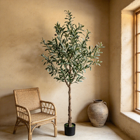 Décoration de mariage réaliste, olivier artificiel, fausses baies d'olivier, plantes en pot, arrangements floraux pour Noël, Nouvel An et événements